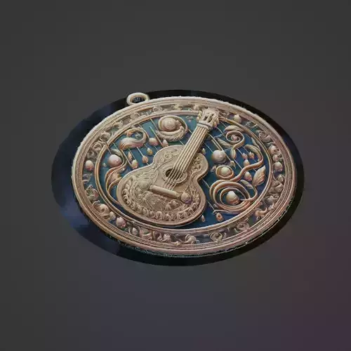 Musical Instrument Medallion