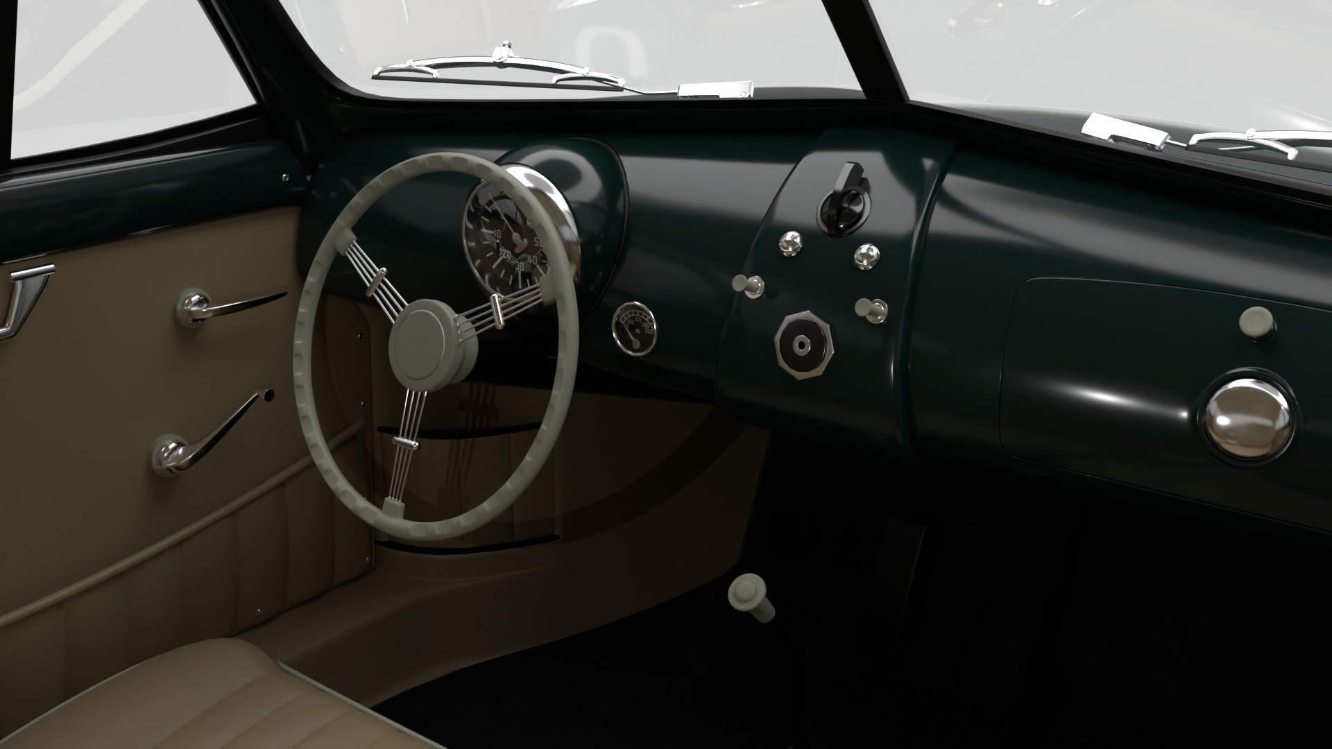 Porsche 356 2 Coupe 1948  3D model_23