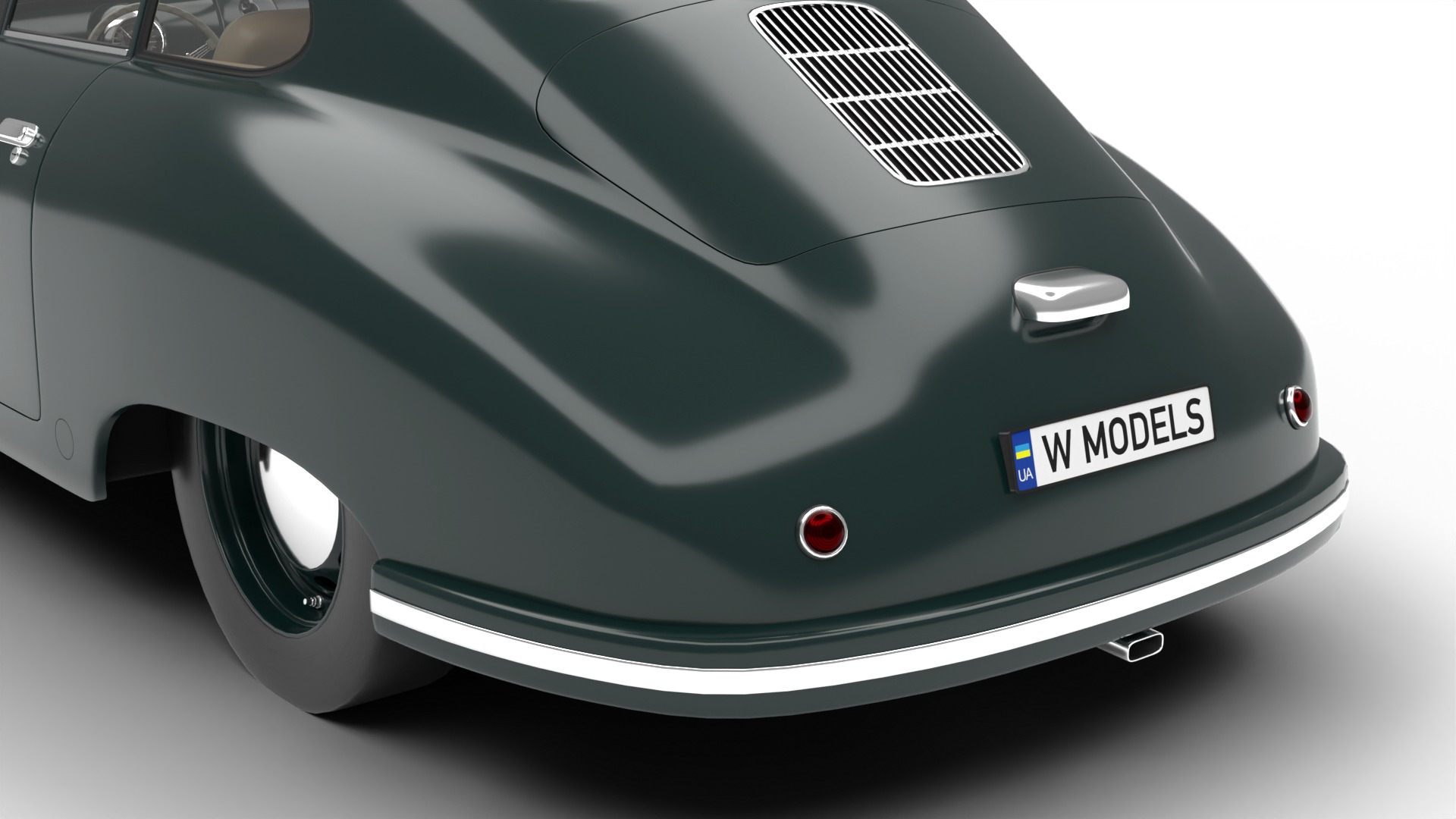 Porsche 356 2 Coupe 1948  3D model_5