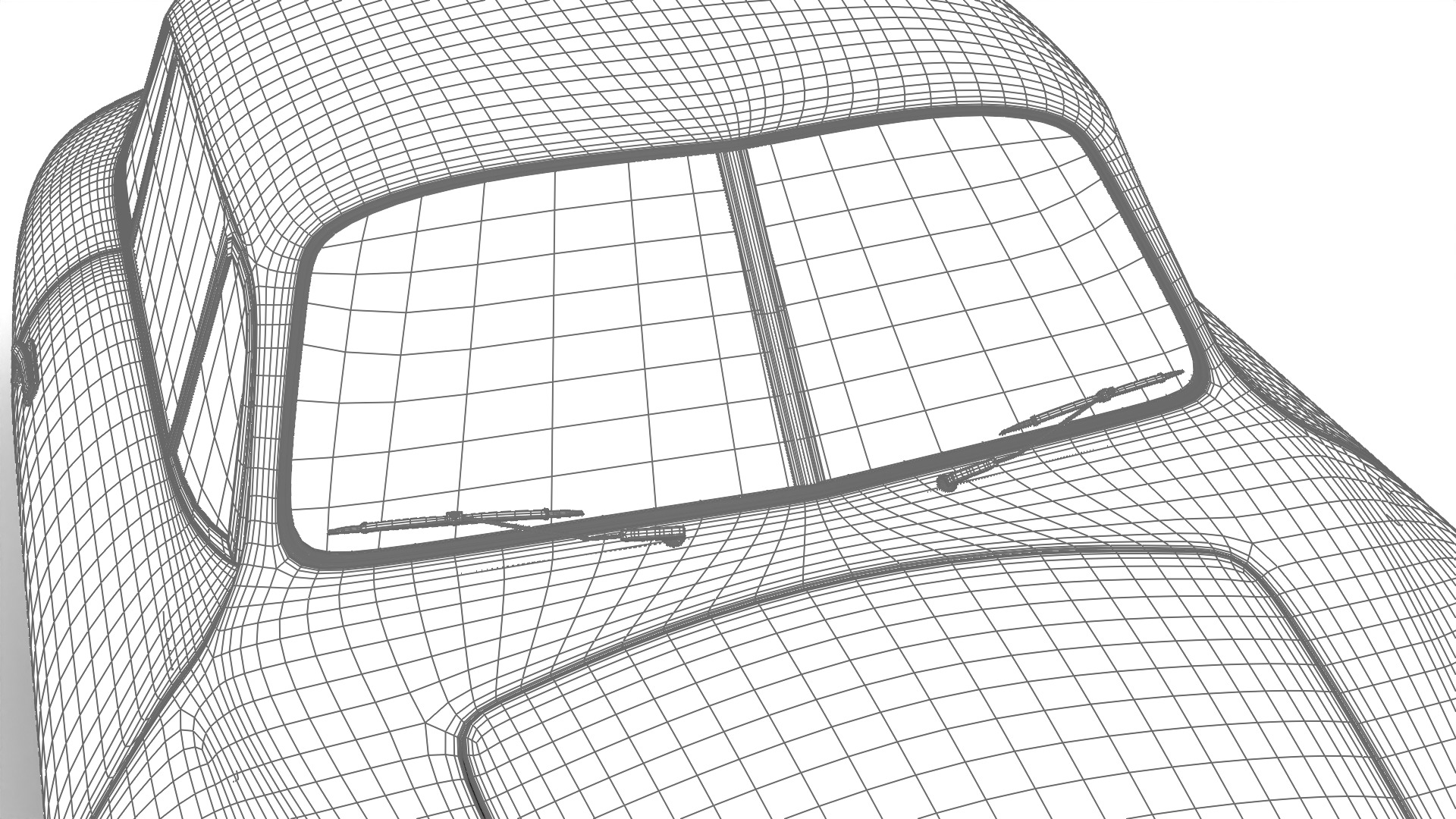 Porsche 356 2 Coupe 1948  3D model_32