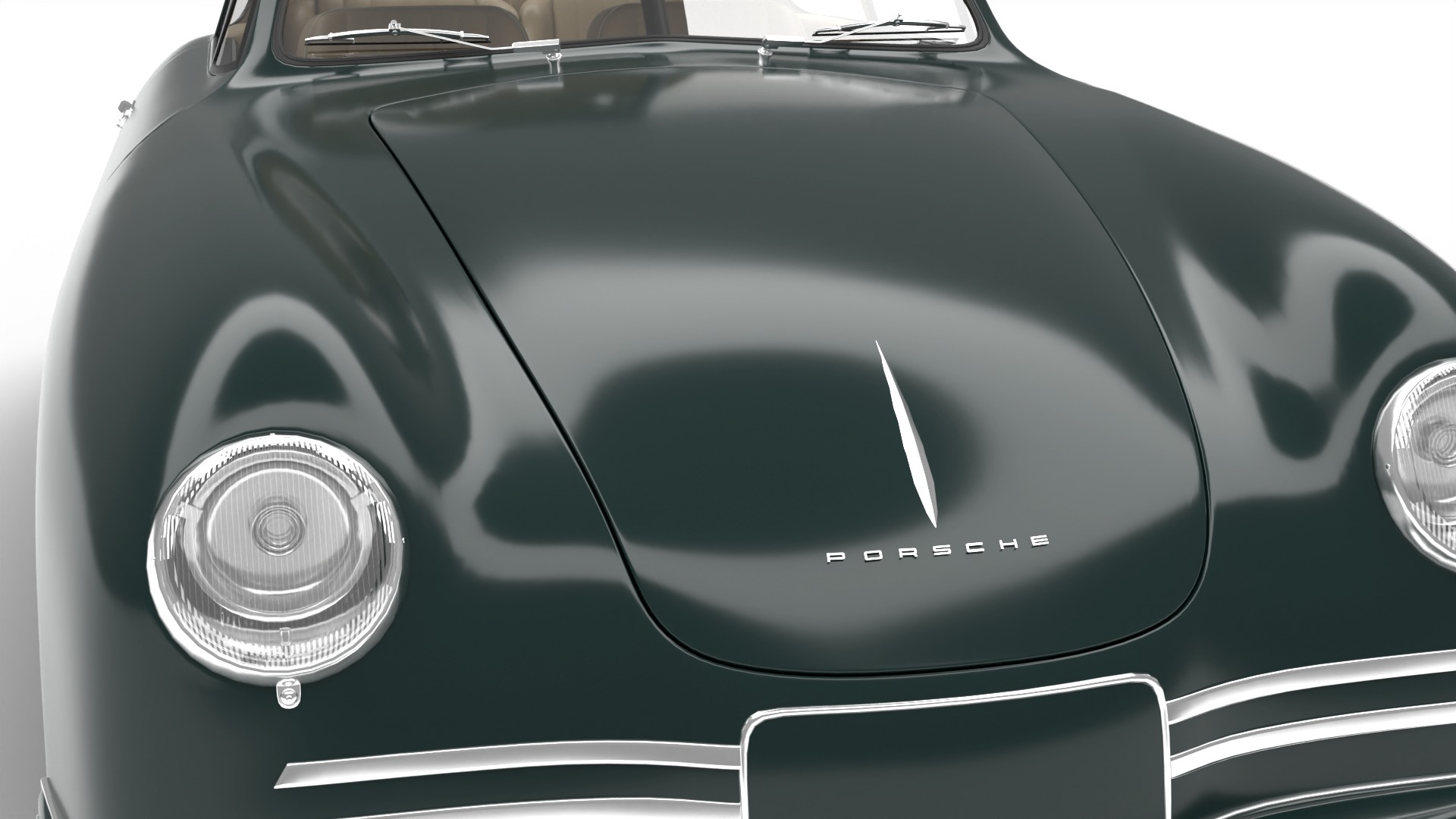 Porsche 356 2 Coupe 1948  3D model_8