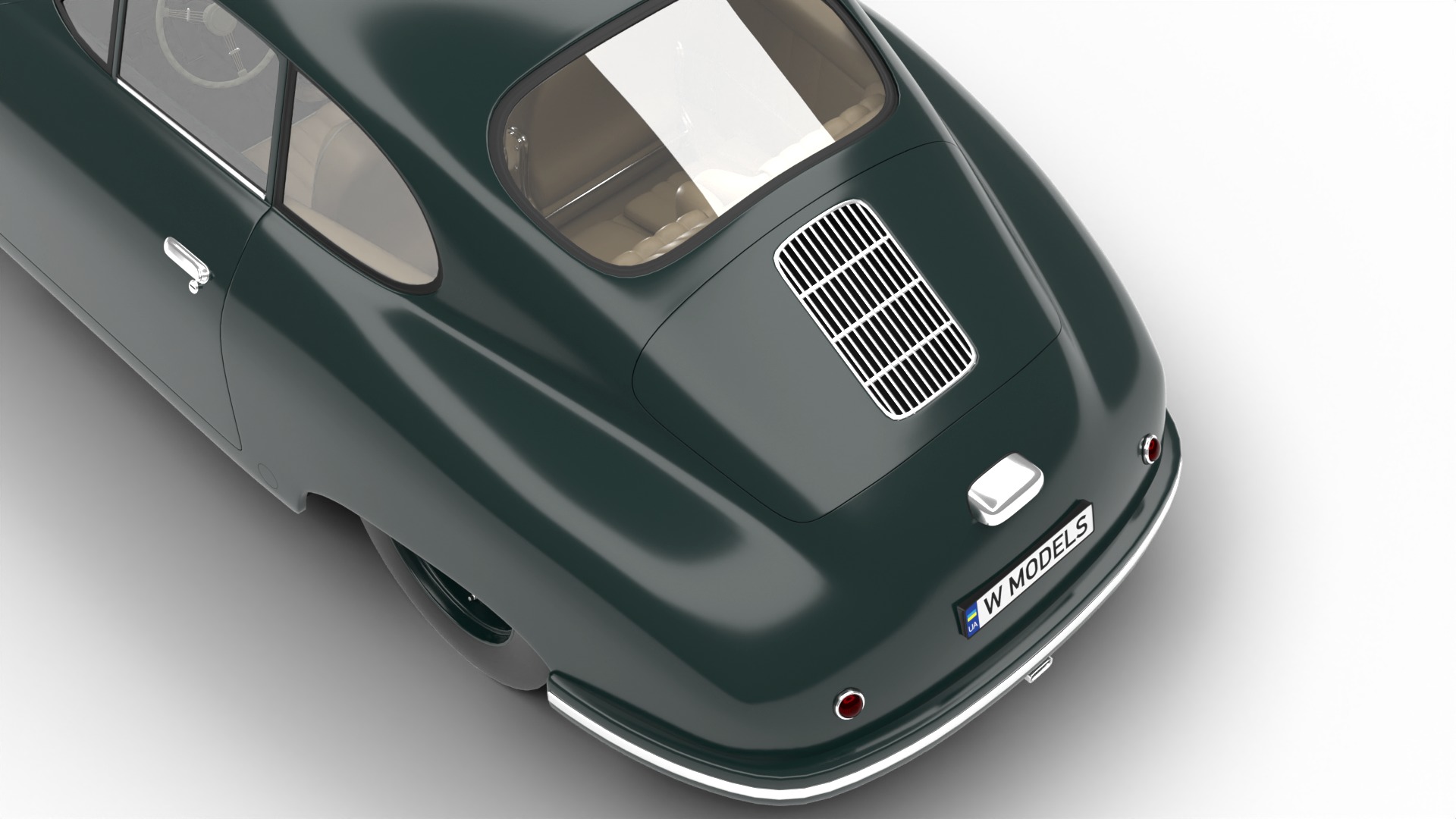 Porsche 356 2 Coupe 1948  3D model_11