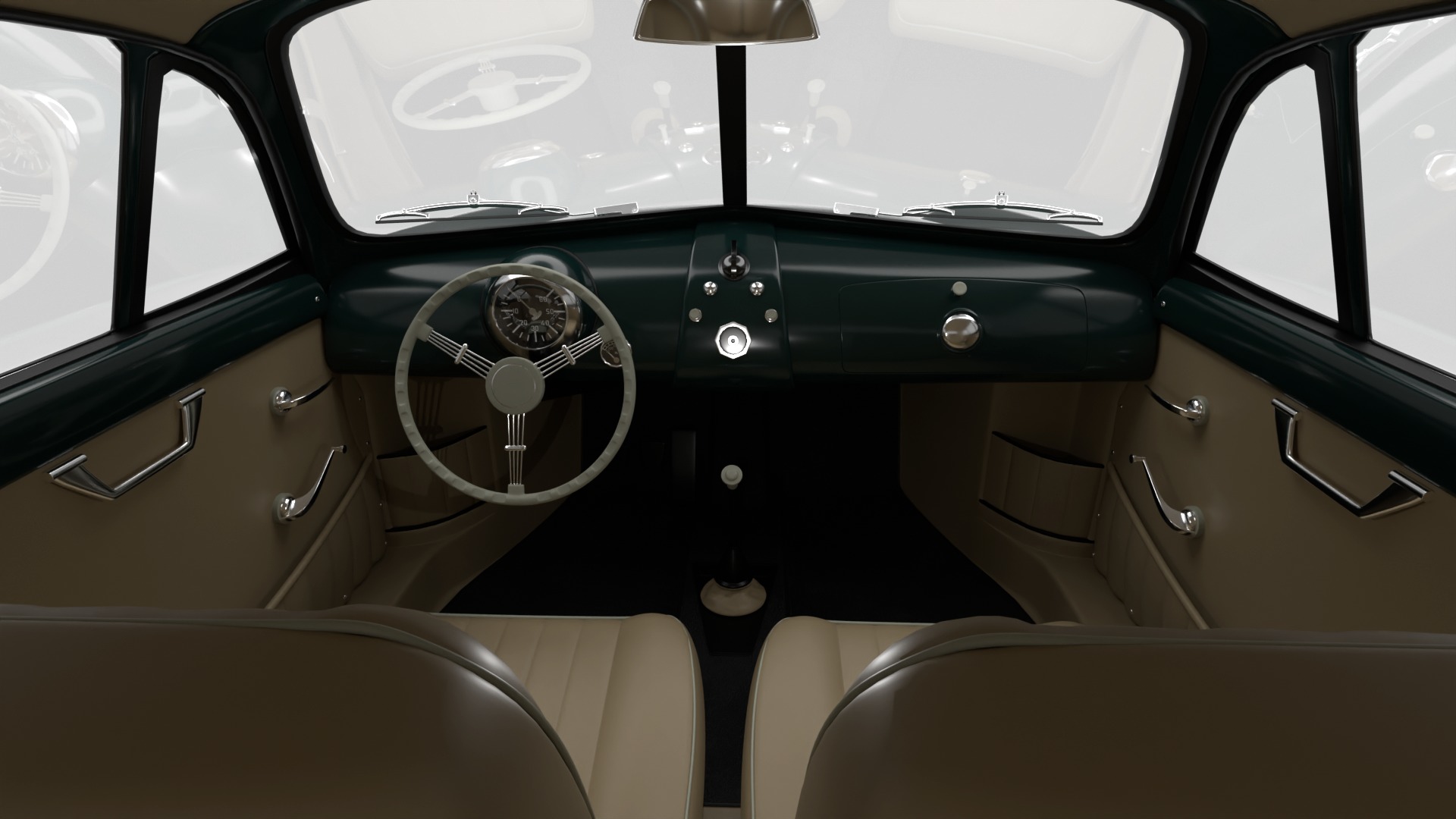 Porsche 356 2 Coupe 1948  3D model_21