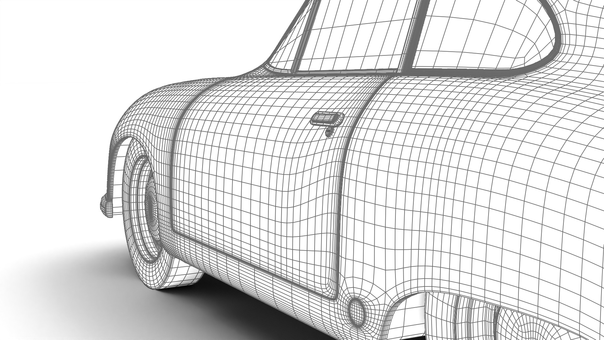 Porsche 356 2 Coupe 1948  3D model_42