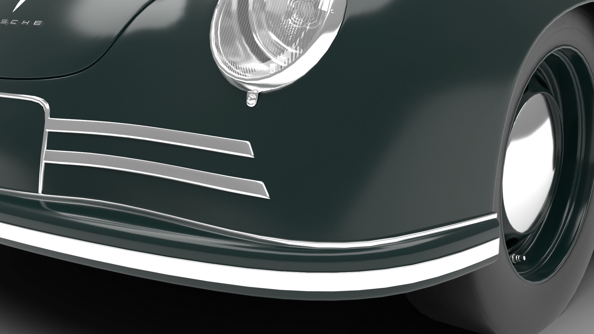 Porsche 356 2 Coupe 1948  3D model_18