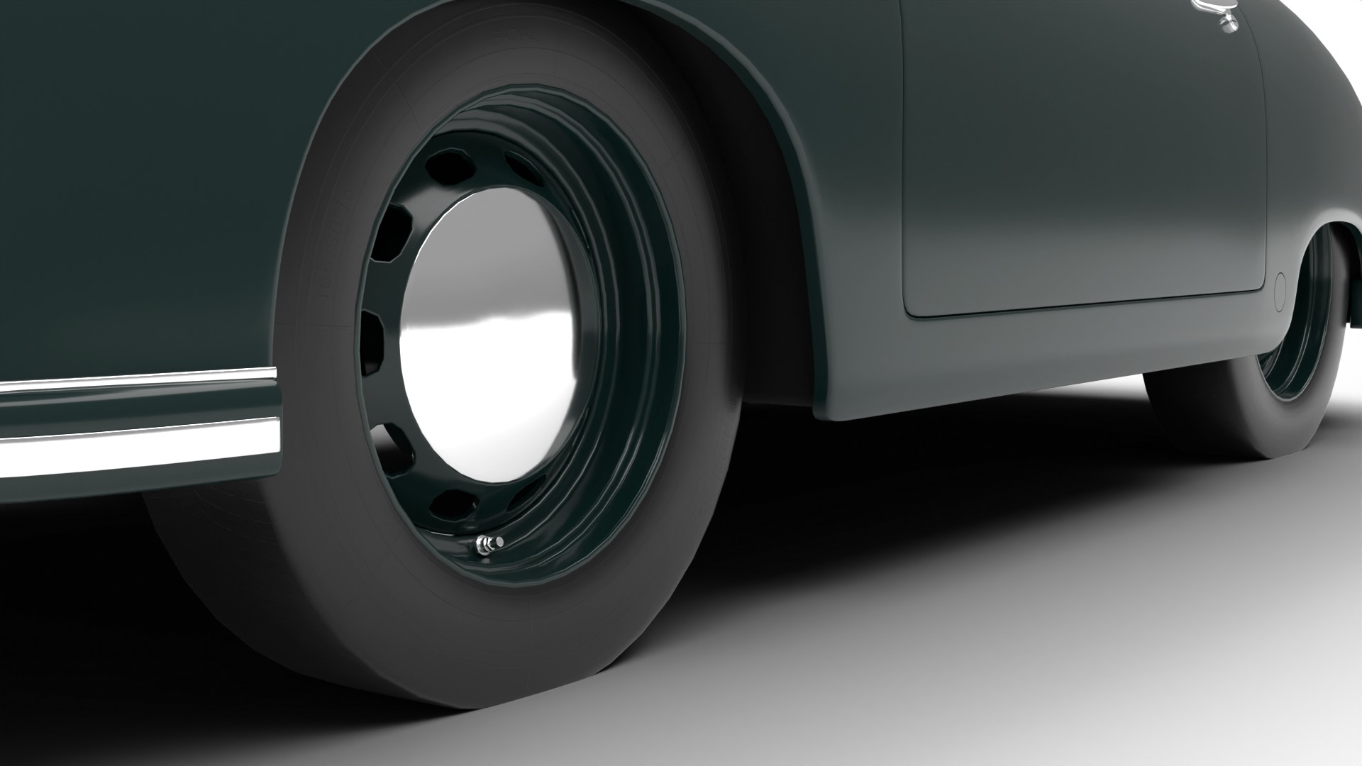 Porsche 356 2 Coupe 1948  3D model_6