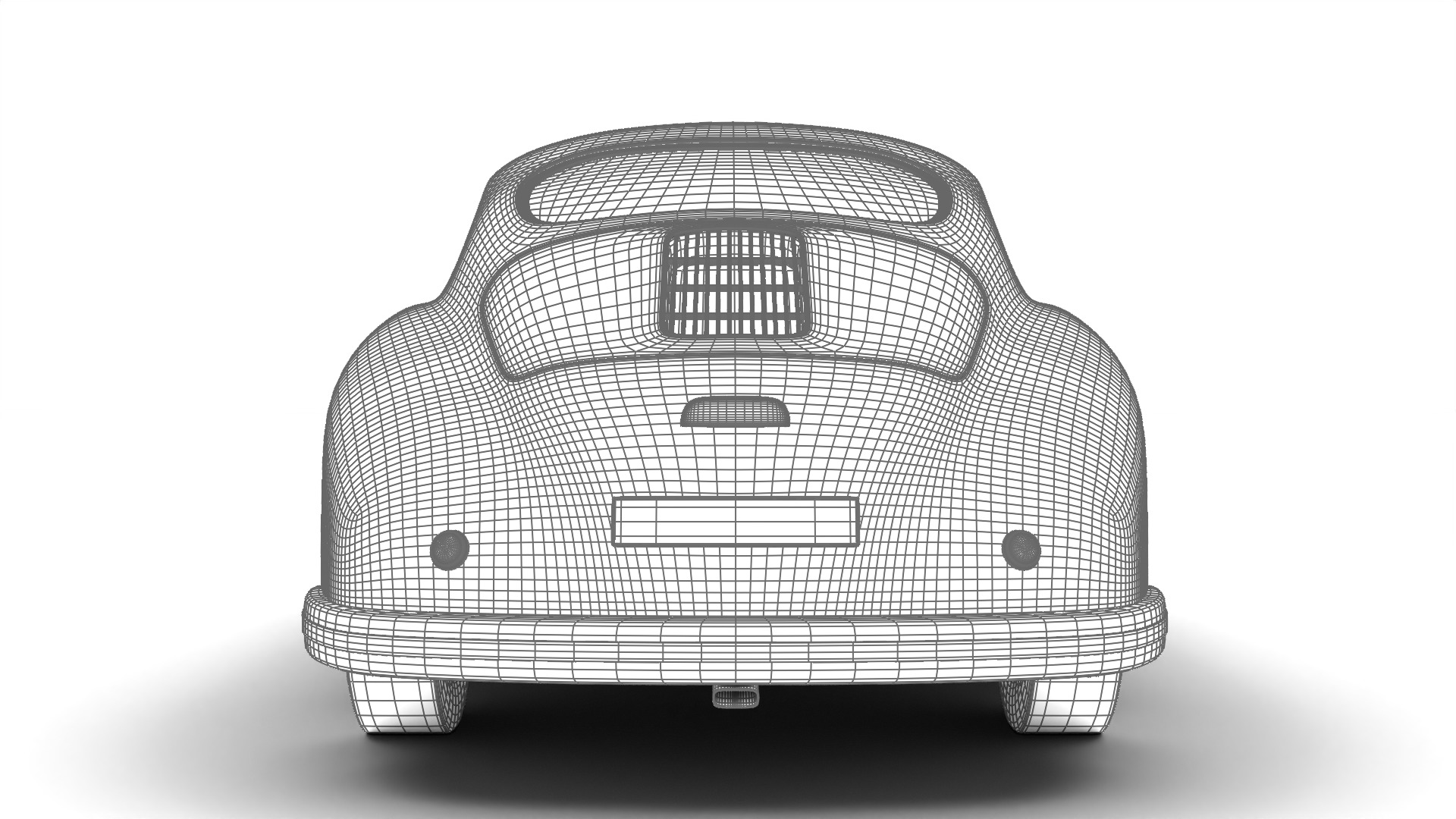 Porsche 356 2 Coupe 1948  3D model_38