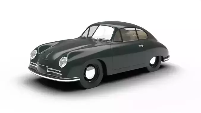 Porsche 356 2 Coupe 1948  3D model