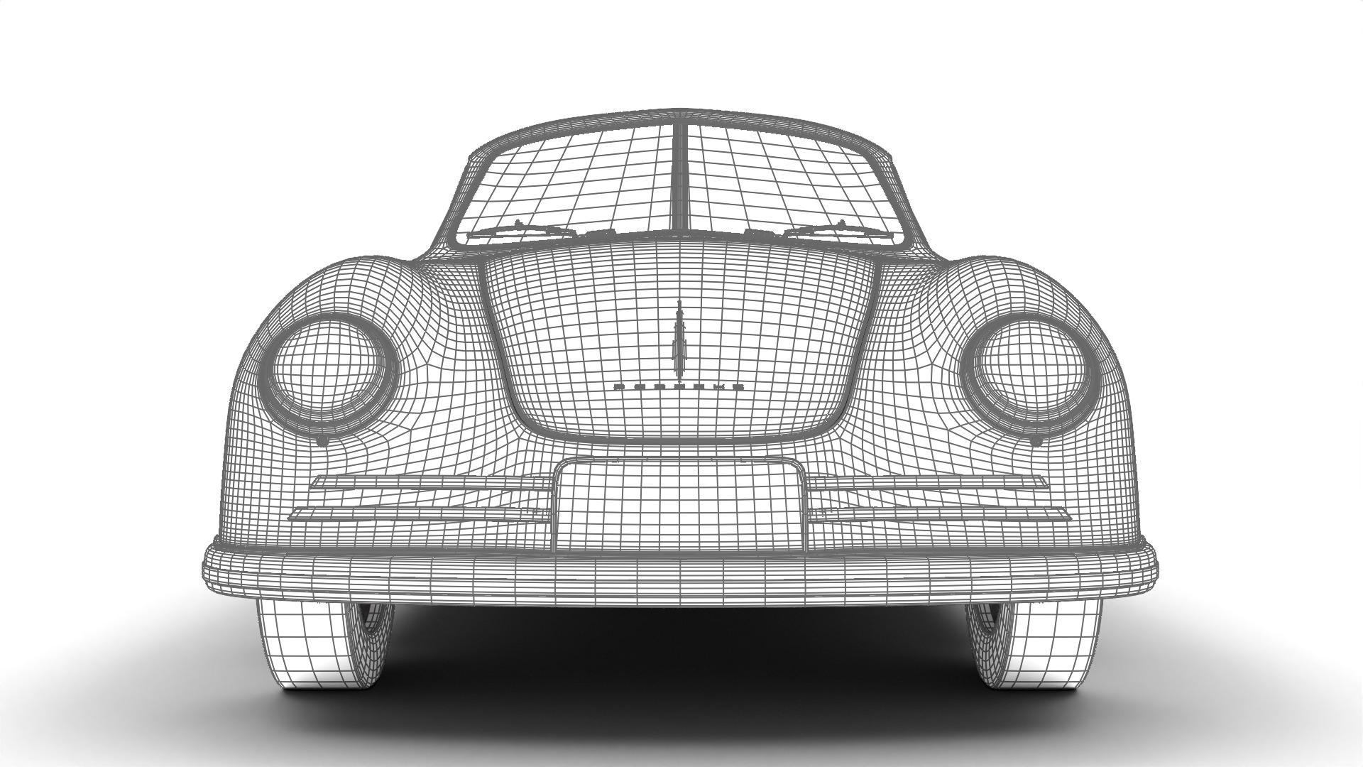 Porsche 356 2 Coupe 1948  3D model_39