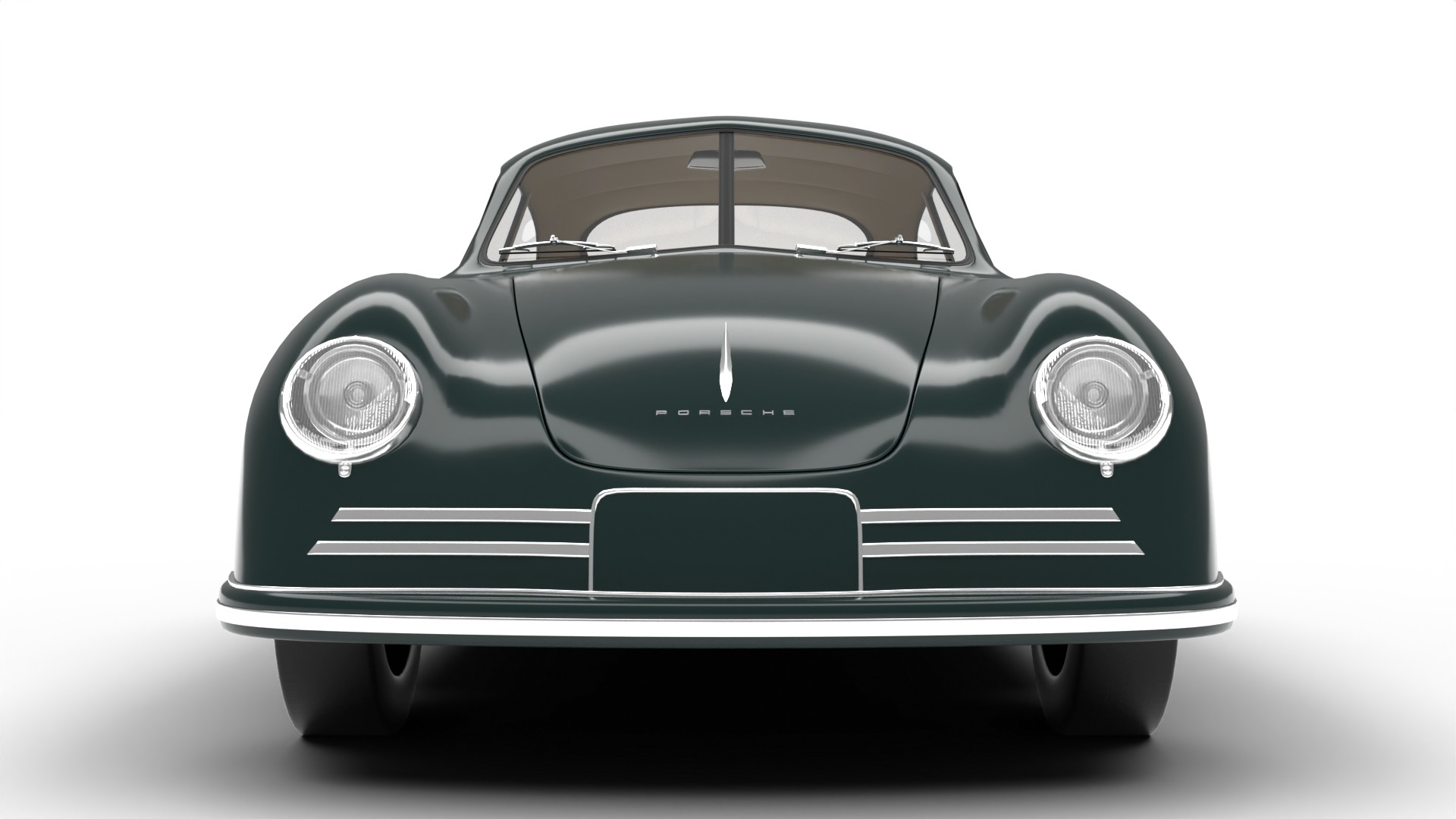 Porsche 356 2 Coupe 1948  3D model_14
