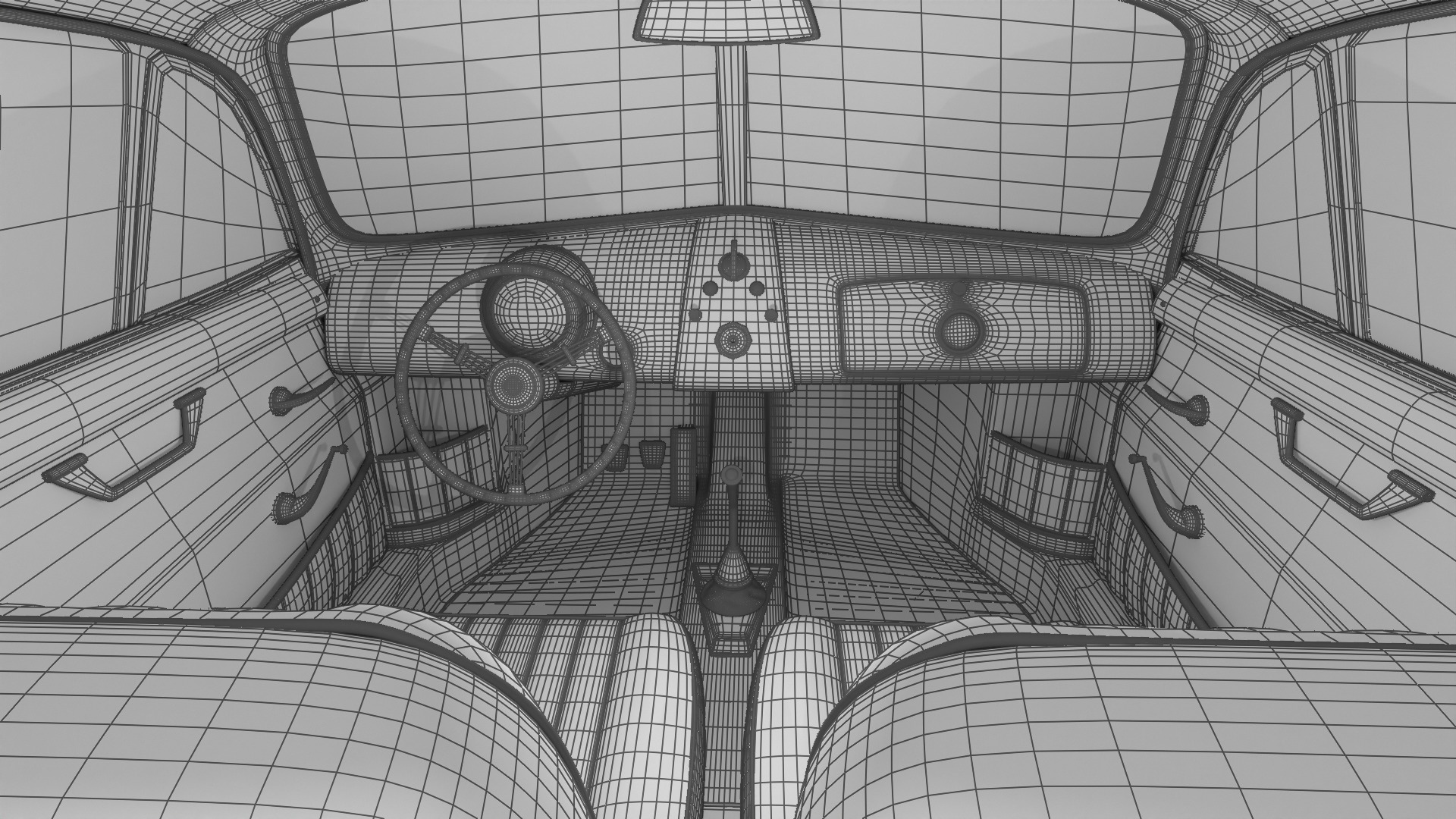 Porsche 356 2 Coupe 1948  3D model_46