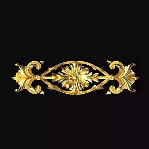 Central decor ornament for furniture