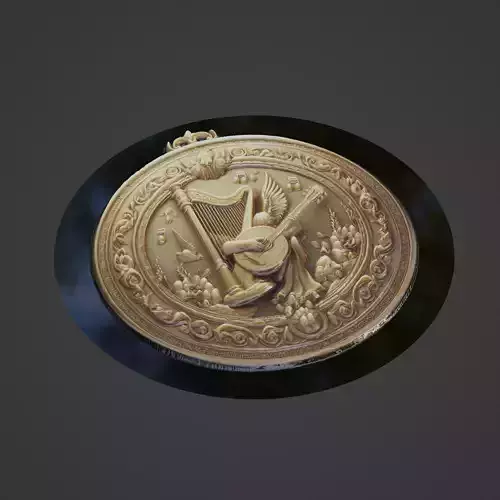 Musical Instrument Medallion