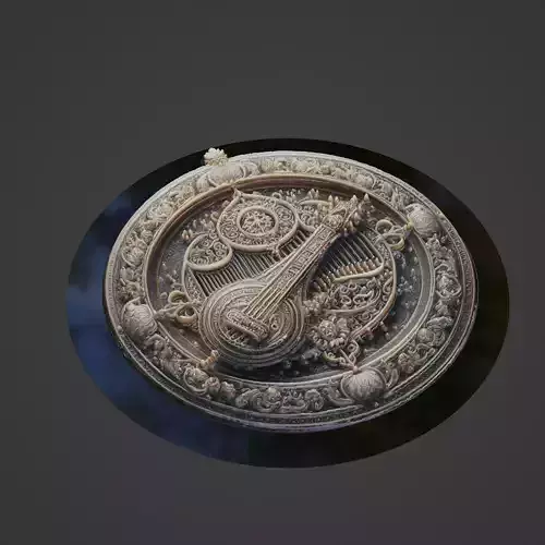 Musical Instrument Medallion
