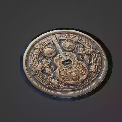 Musical Instrument Medallion