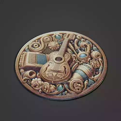 Musical Instrument Medallion