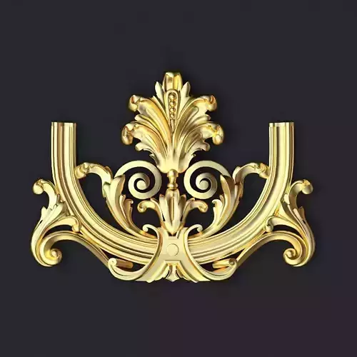 Central decor ornament for furniture