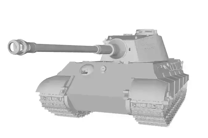 Konigstiger henscel Turret 3D