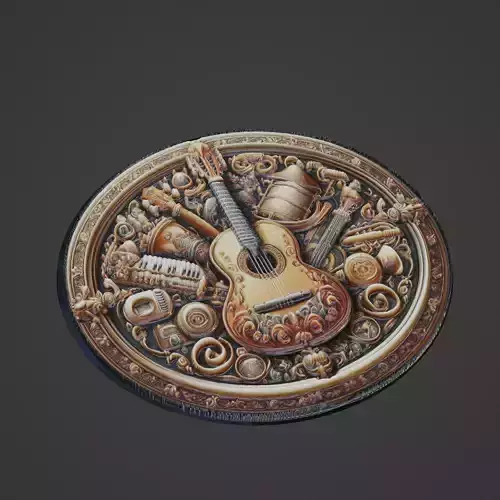 Musical Instrument Medallion