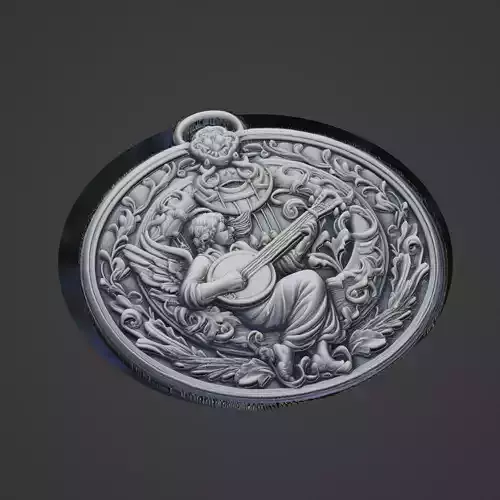 Musical Instrument Medallion