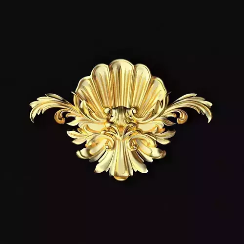 Central decor ornament for furniture