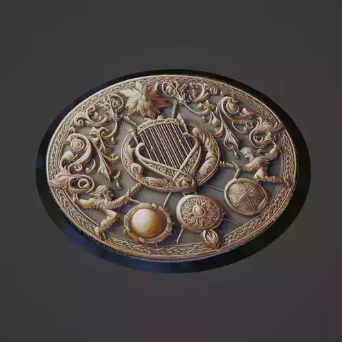 Musical Instrument Medallion