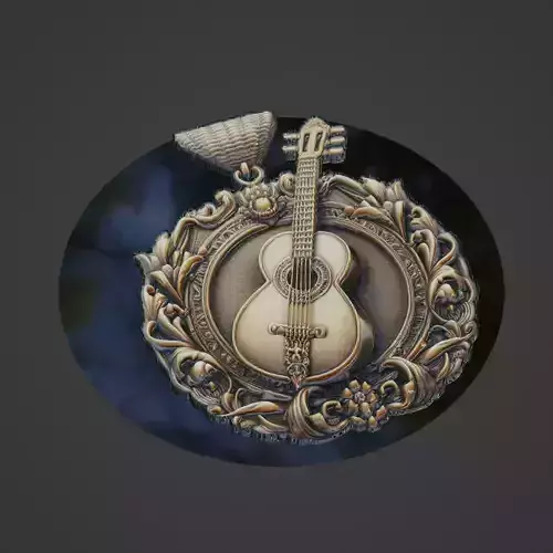 Musical Instrument Medallion