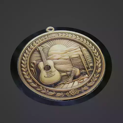Musical Instrument Medallion