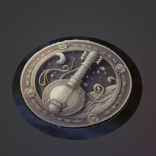 Musical Instrument Medallion