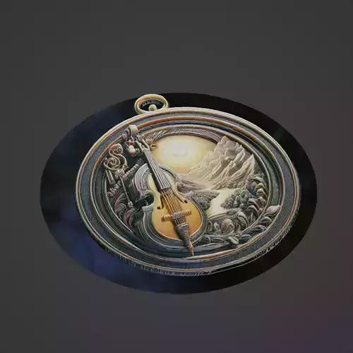 Musical Instrument Medallion