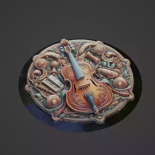 Musical Instrument Medallion