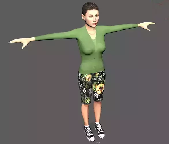 3D NPC Sandra Reves