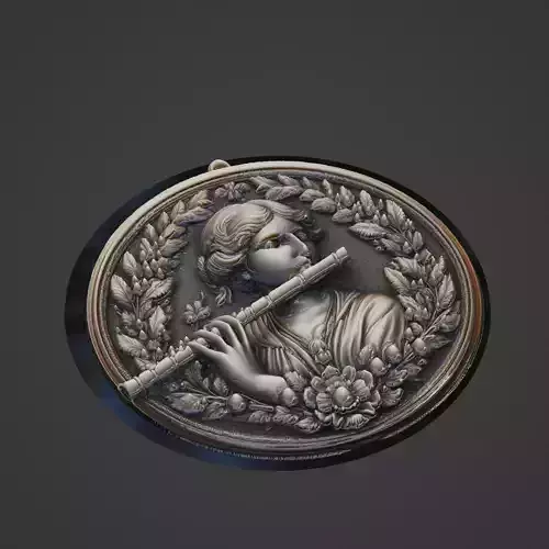 Musical Instrument Medallion