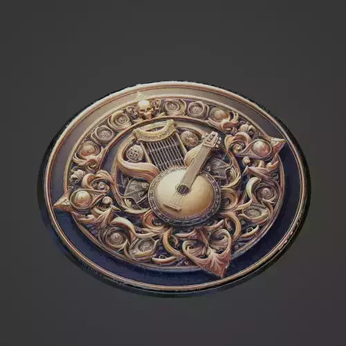 Musical Instrument Medallion