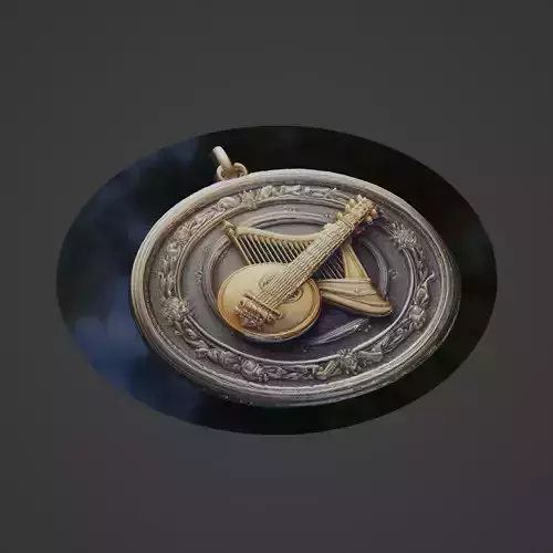 Musical Instrument Medallion
