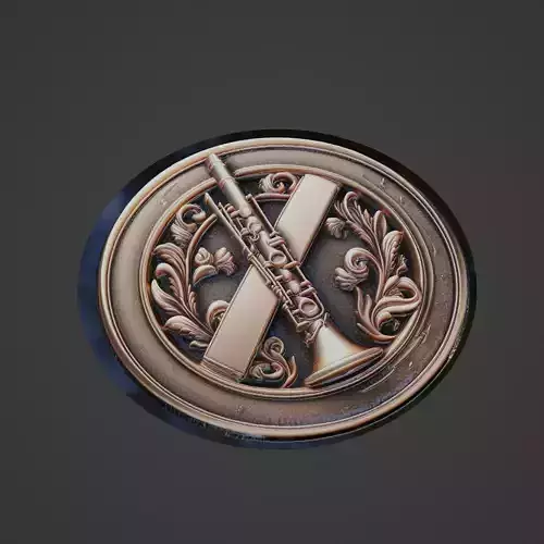 Musical Instrument Medallion