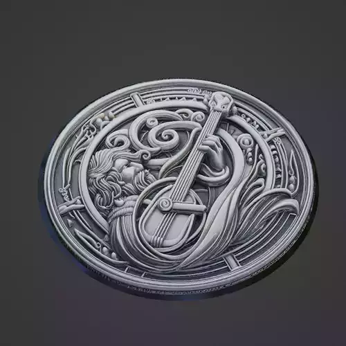 Musical Instrument Medallion