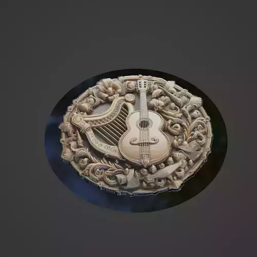 Musical Instrument Medallion