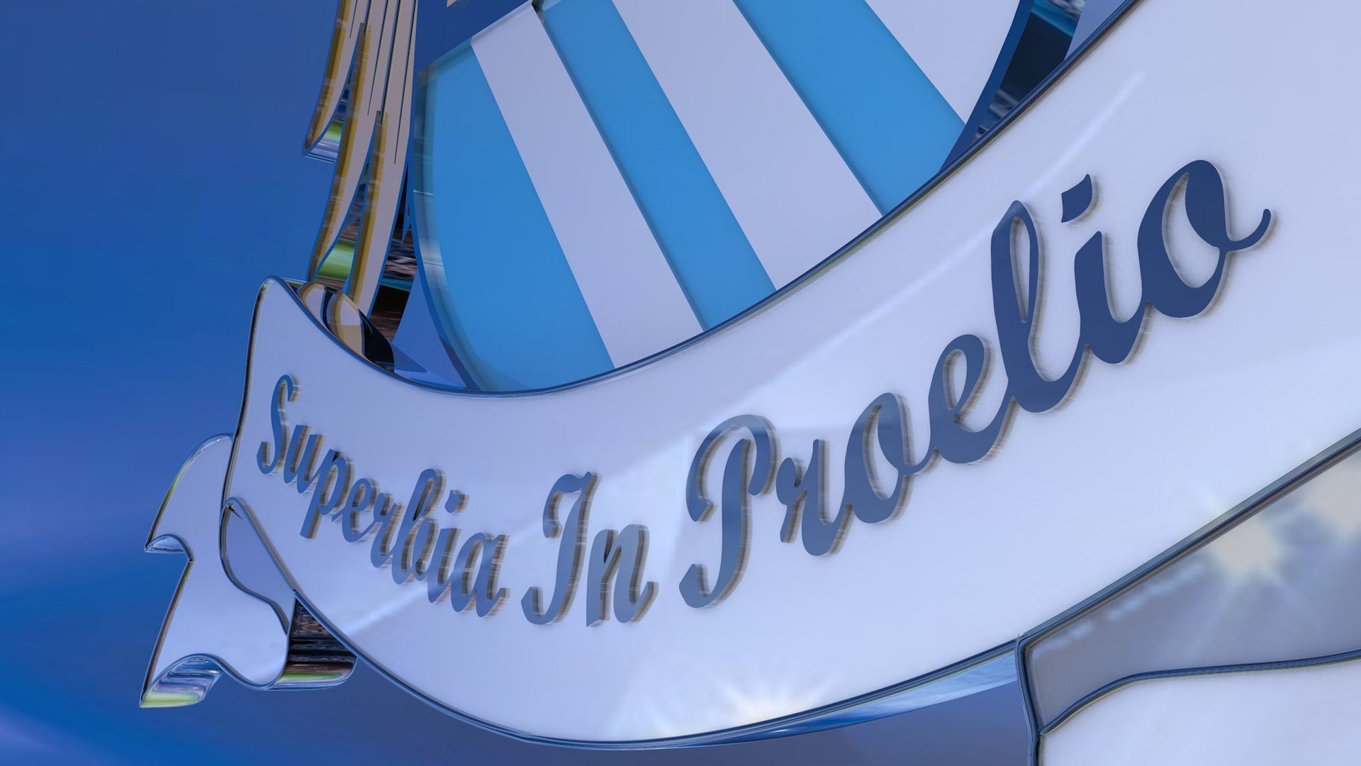 Old Manchester City Shield 3D model_5