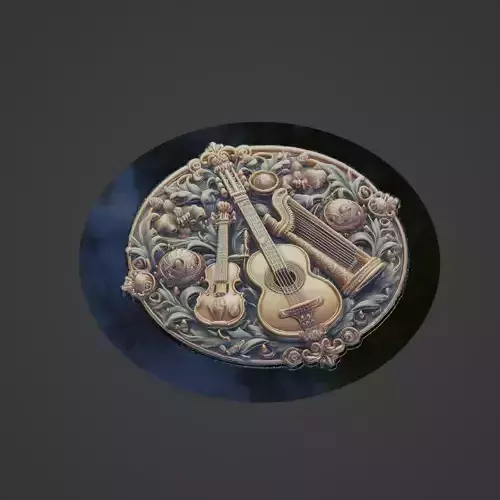 Musical Instrument Medallion