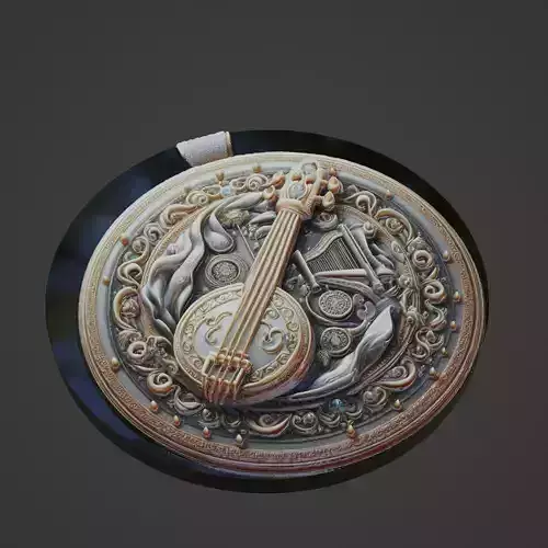Musical Instrument Medallion