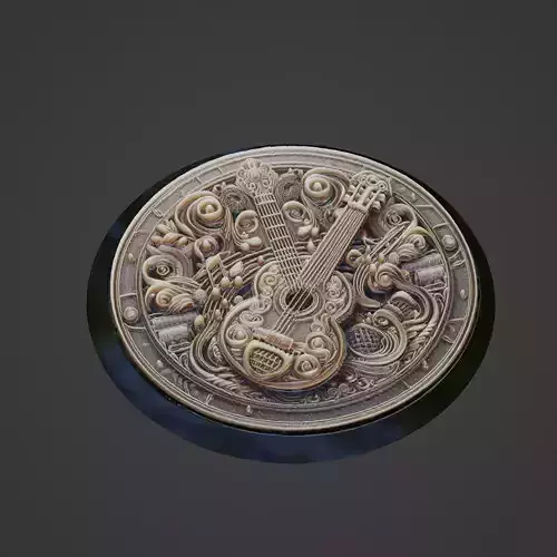 Musical Instrument Medallion
