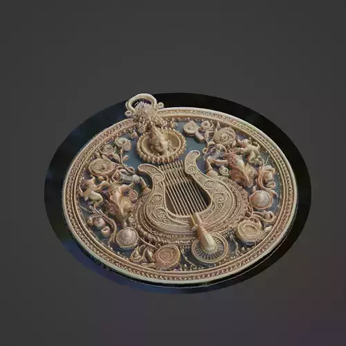 Musical Instrument Medallion