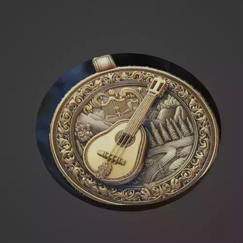 Musical Instrument Medallion