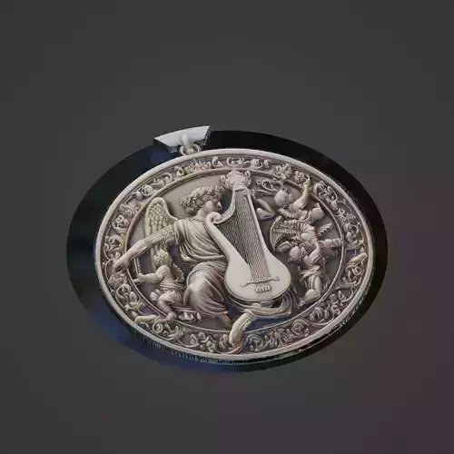 Musical Instrument Medallion