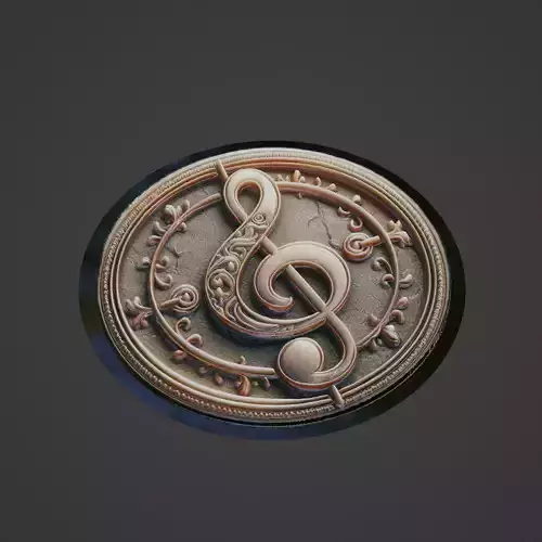 Musical Instrument Medallion
