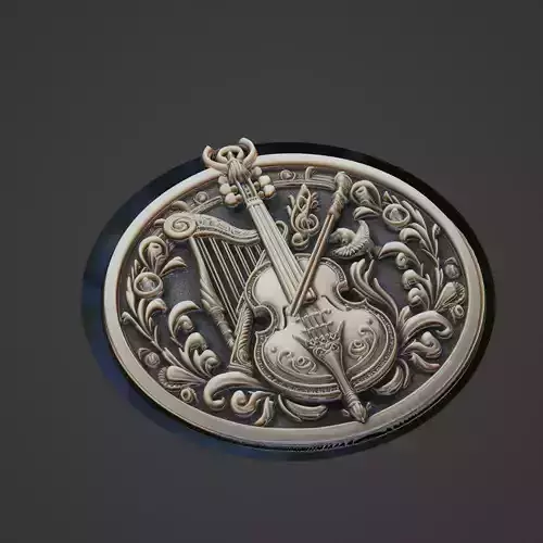 Musical Instrument Medallion