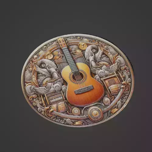 Musical Instrument Medallion