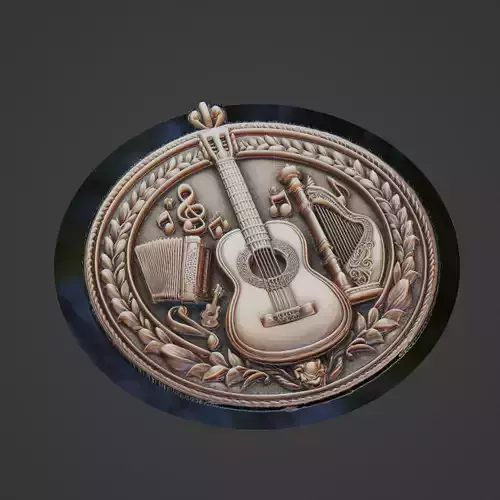 Musical Instrument Medallion