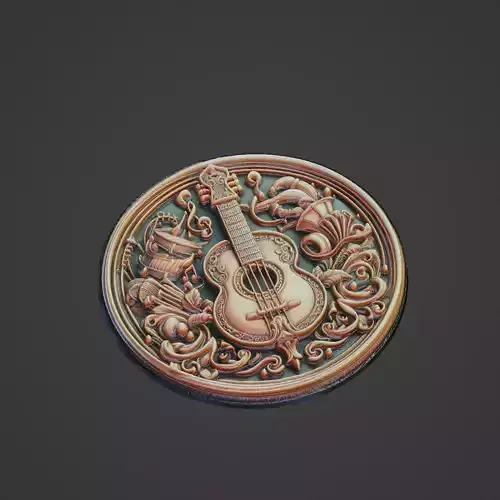 Musical Instrument Medallion